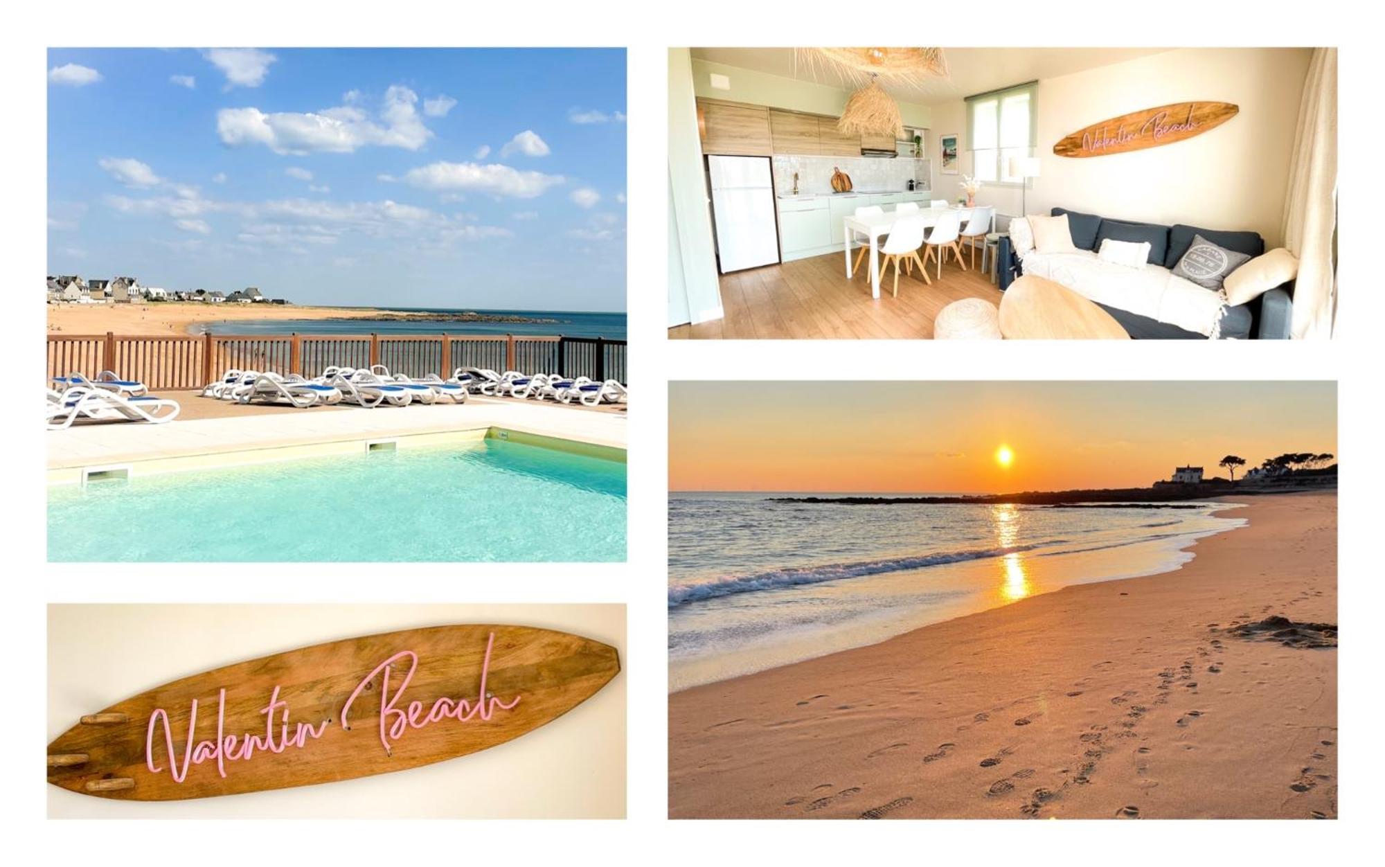 Unique ! Acces Direct A La Plage ! Duplex Avec Grand Solarium Batz-sur-Mer Luaran gambar